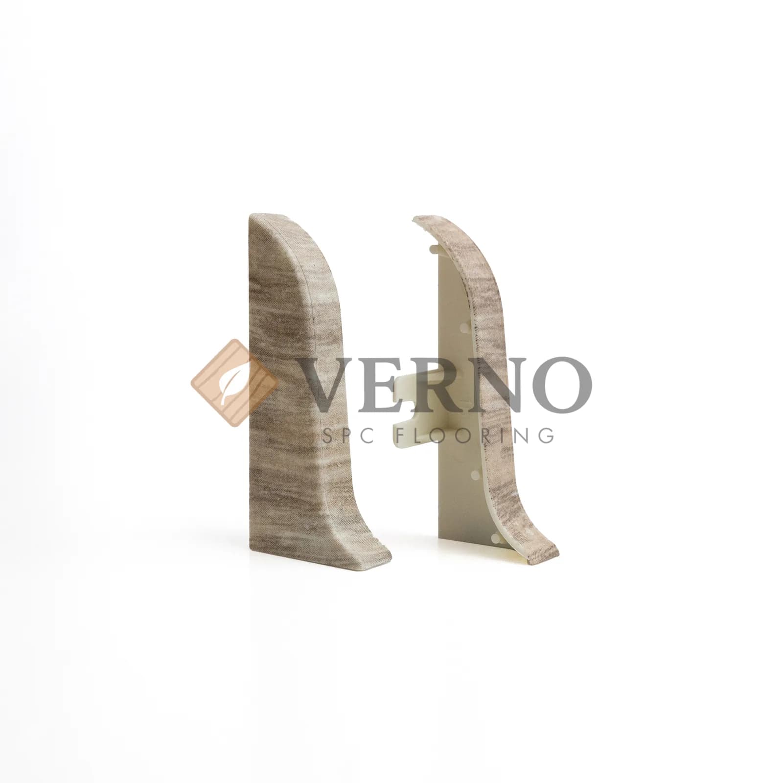 Terminații plintă stânga + dreapta 837 Oak Novara, 55 mm, set 2 buc