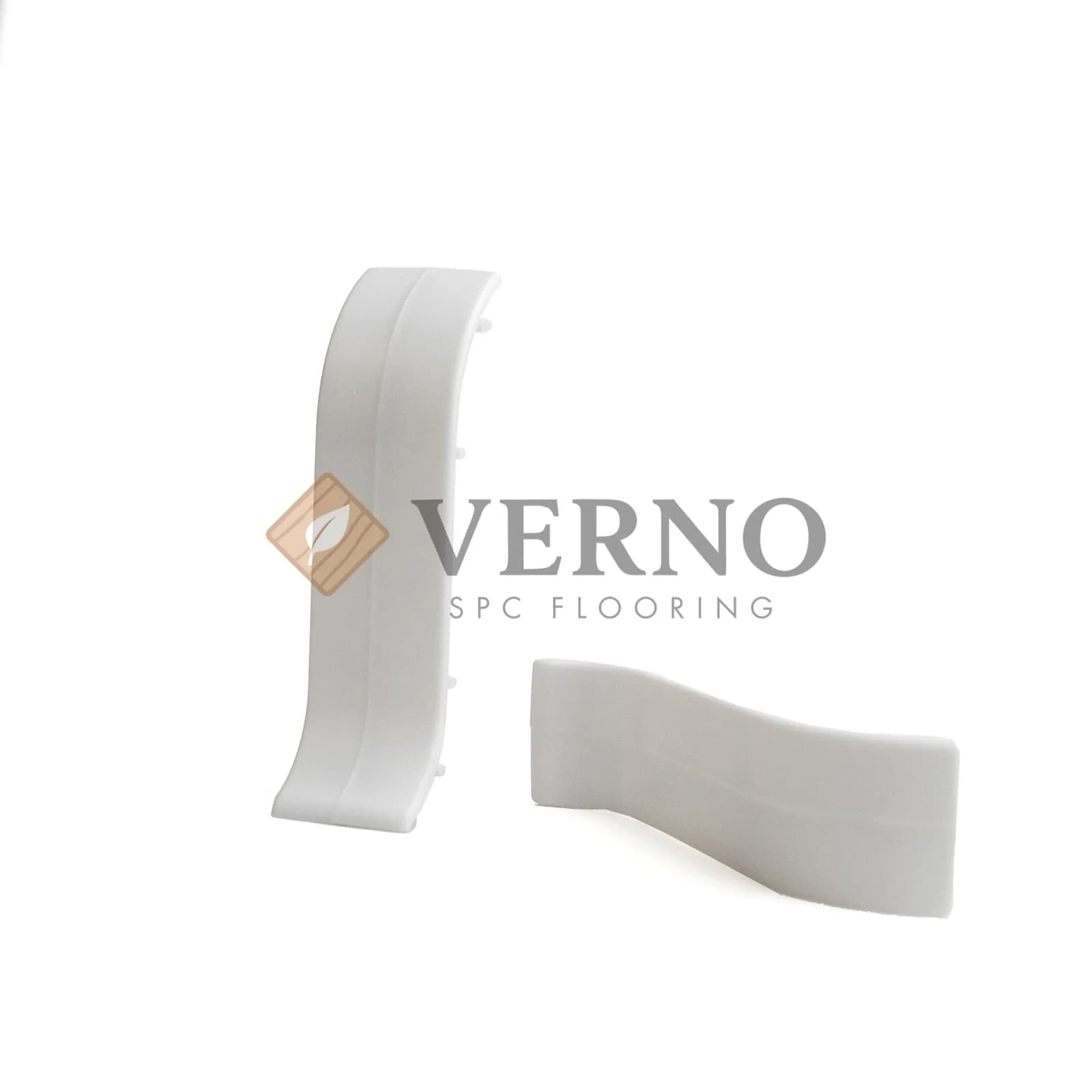 Conector plintă 834 White Mat, 55 mm, set 2 buc – imagine 2