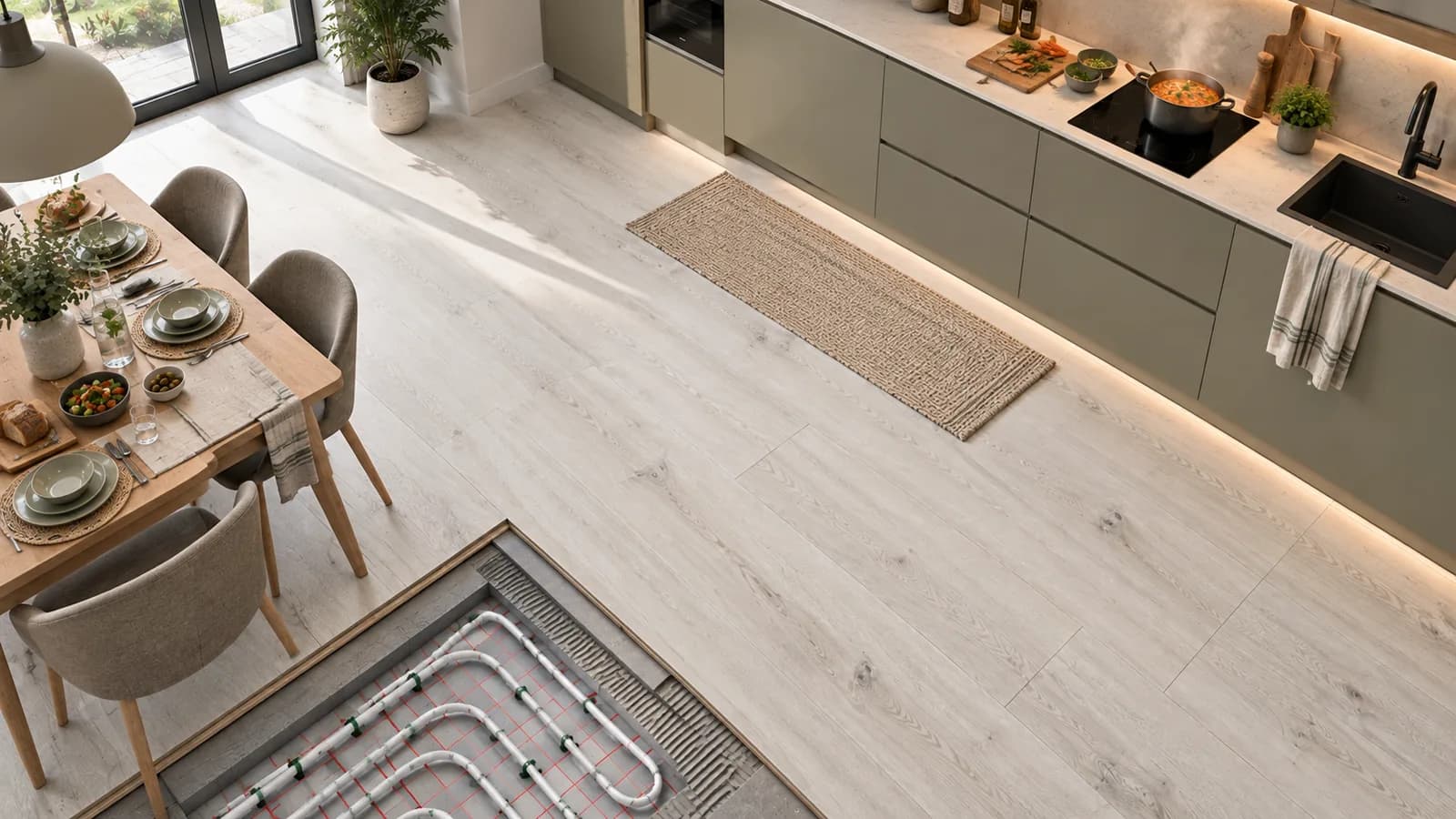 Parchet Laminat Stejar Delicatessen 12MM – secțiune
