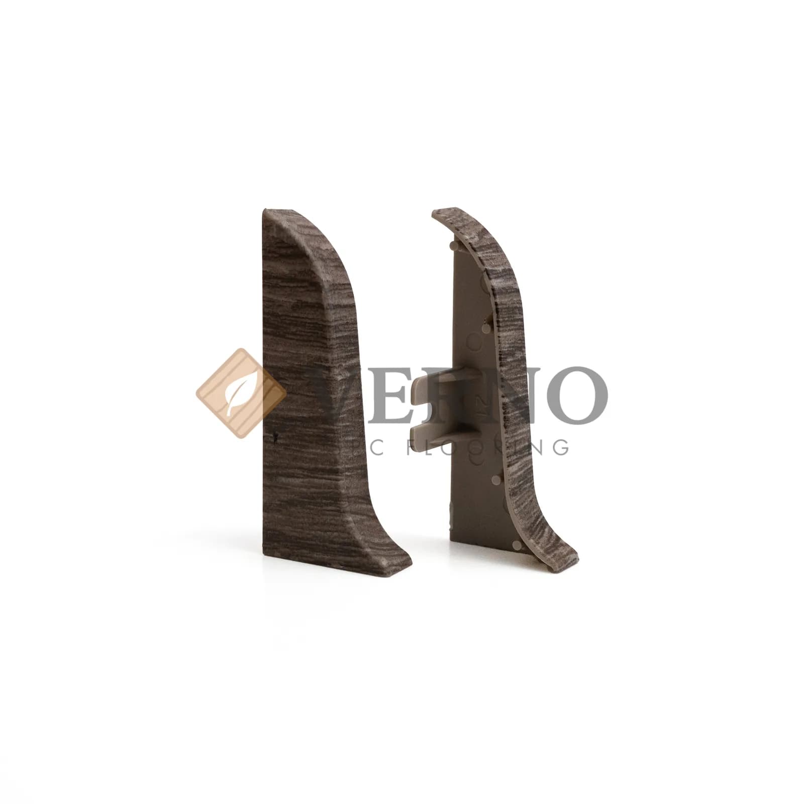 Terminații plintă stânga + dreapta 865 Northern Ash, 55 mm, set 2 buc