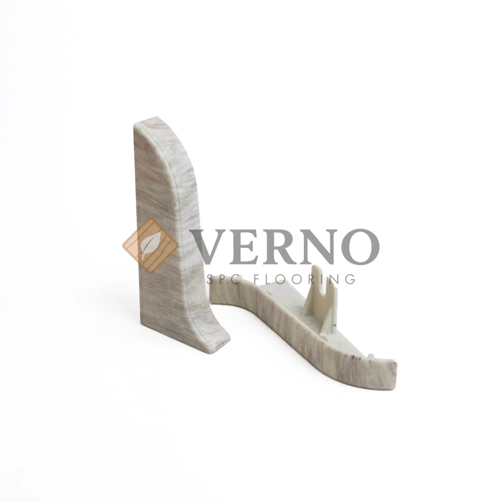 Terminații plintă stânga + dreapta 852 Oak Alanso, 55 mm, set 2 buc – imagine 2