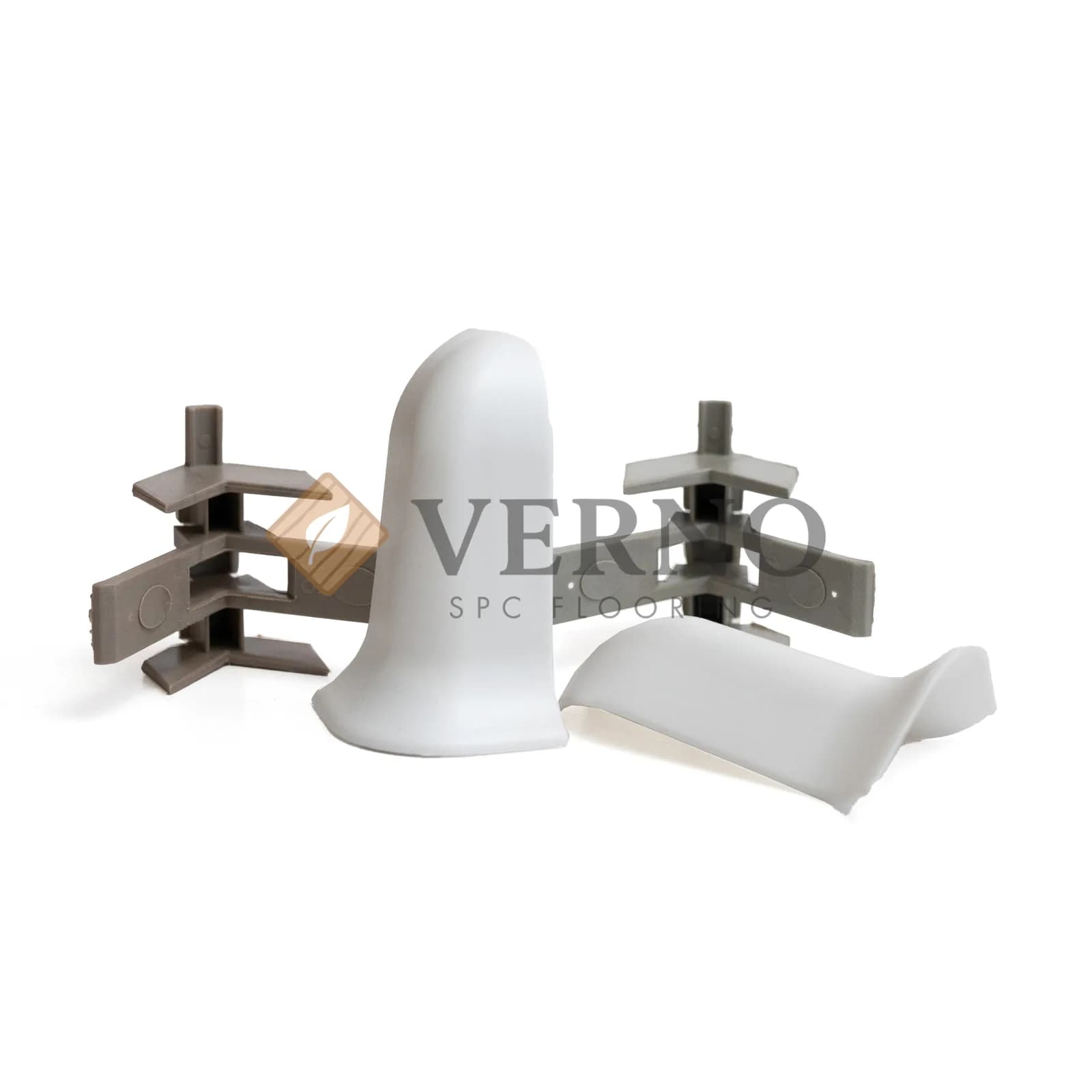Colț exterior plintă 834 White Mat, 55 mm, set 2 buc – imagine 2